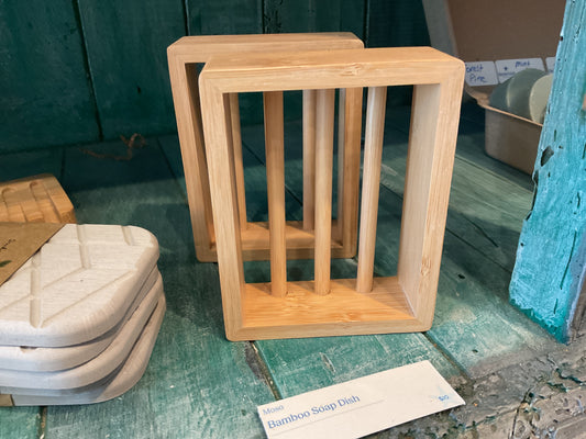 Bamboo Soap Dish with Slats