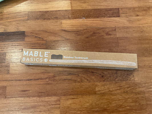 MABLE Bamboo Adult Toothbrush Soft